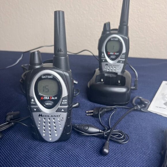 Midland GXT500 X-TRA Talk Two-Way Radio Dual Desk Charger Accessories PARTS ONLY - Picture 2 of 15